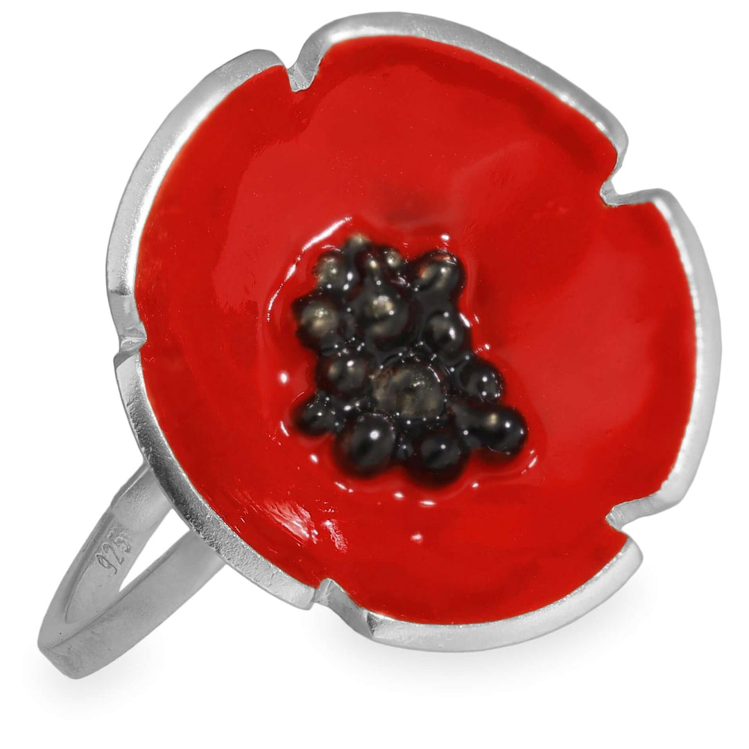 Ring "poppy flower"
