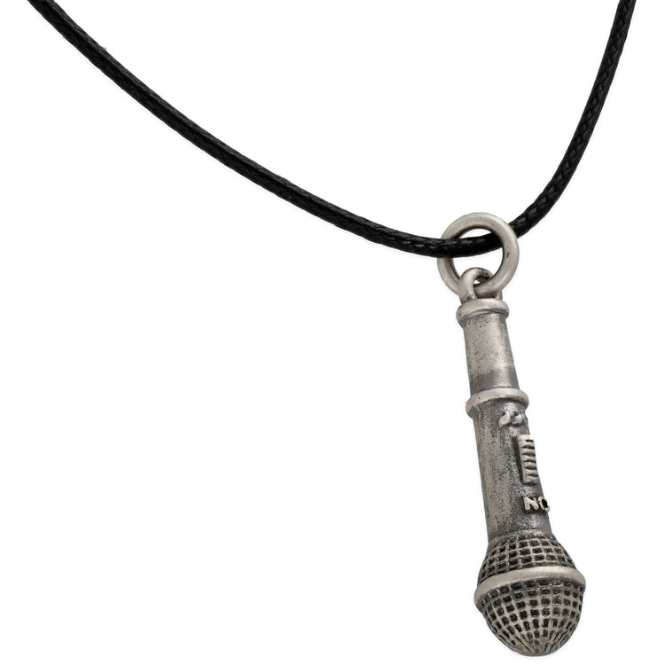 Κρεμαστό μενταγιόν "μικρόφωνο" - Emmanuela - handcrafted for you®