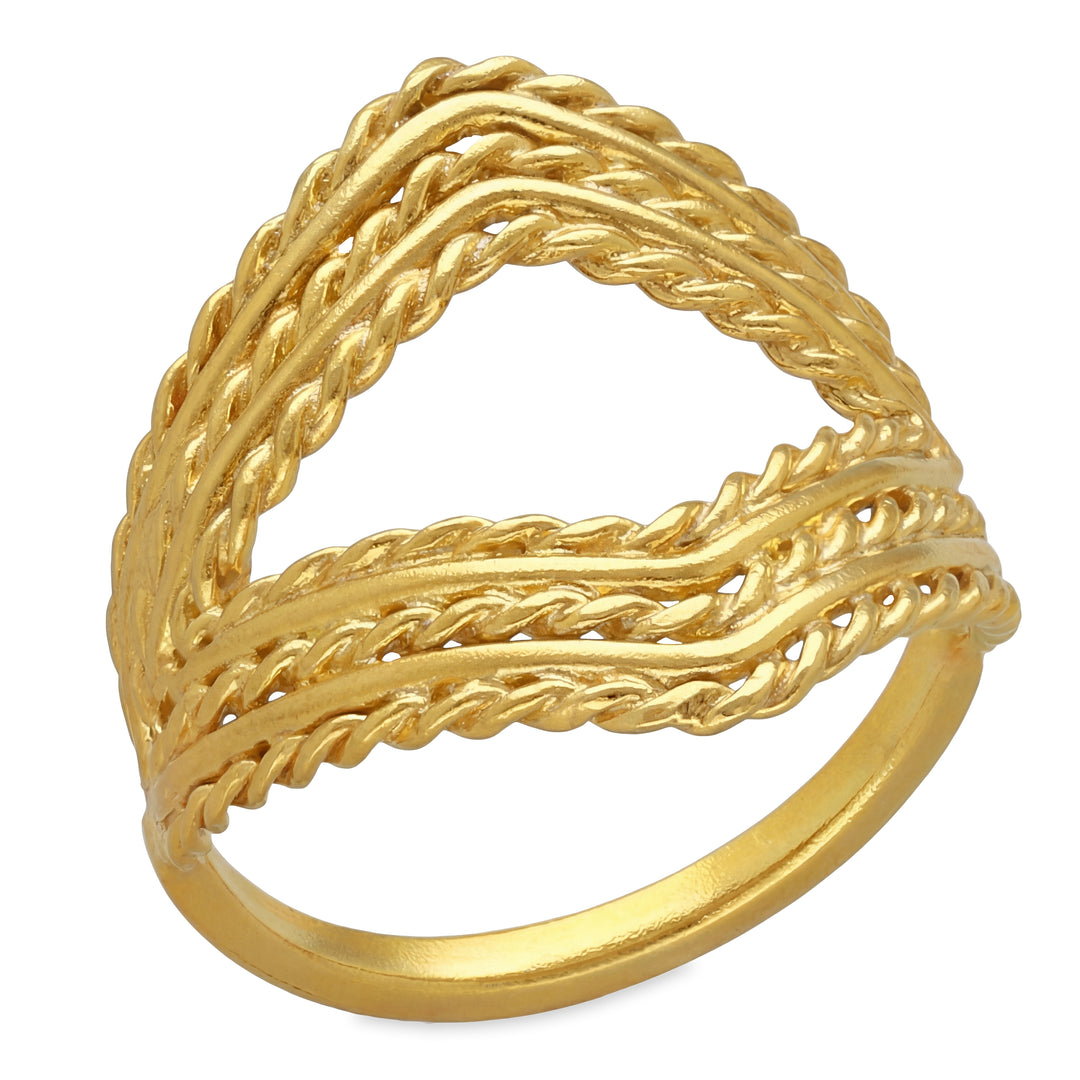 "Rhombus" ring