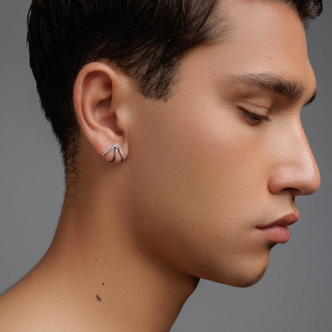 Men's "Triple" Earrings