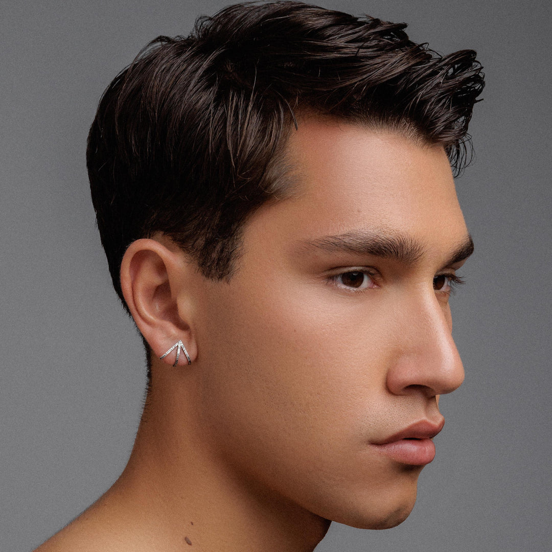 Men's "Triple" Earrings