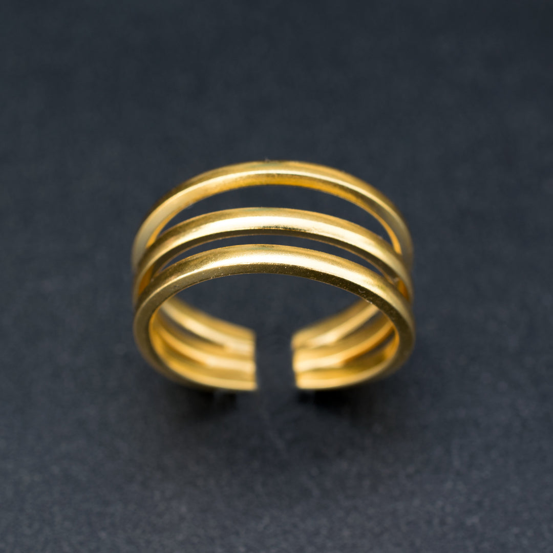 Triple band ring