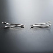 Minimalistische Ohrkletterohrringe - Emmanuela - handcrafted for you-sterlingsilber